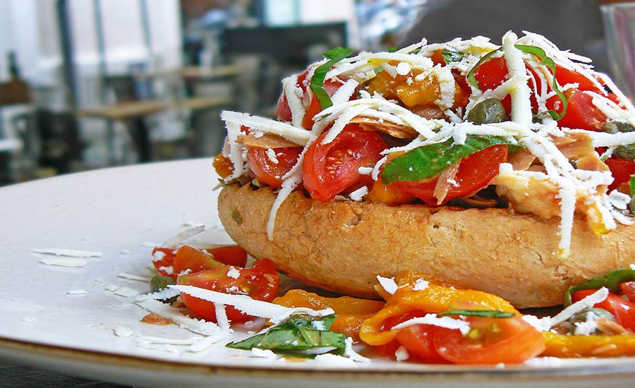 Pane Cunzato Cosa Come Ricetta Pane Condito Siciliano