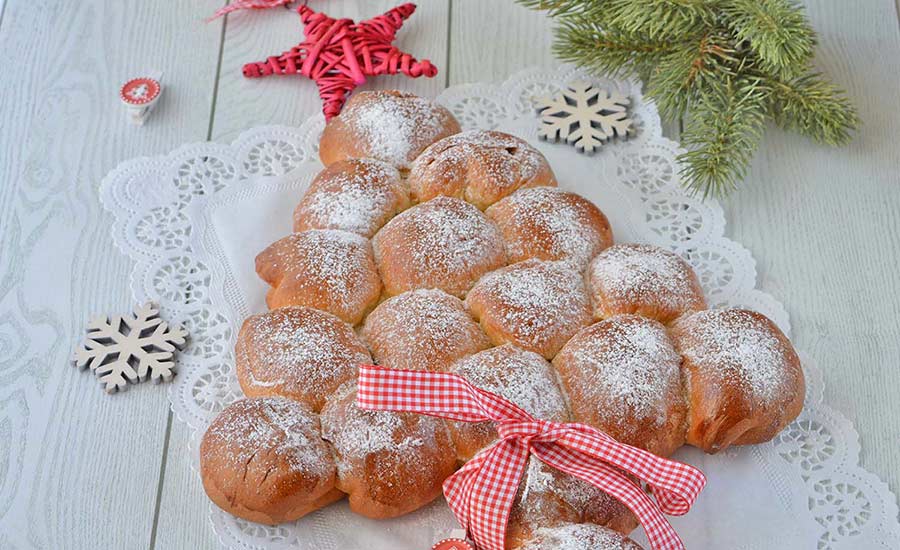 Albero Natale Pane Centrotavola Natalizio